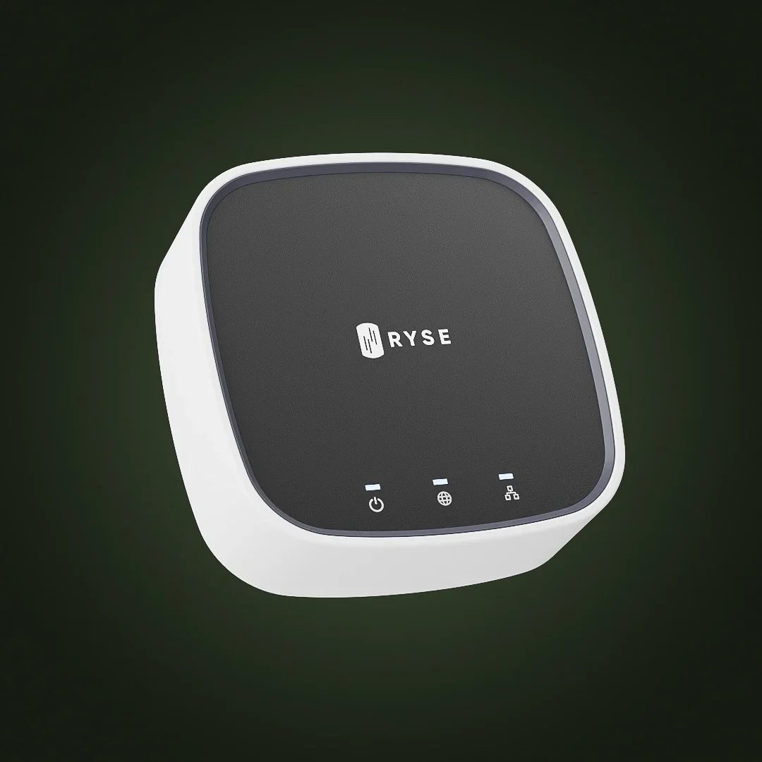 RYSE SmartBridge, which powers scheduled smart shade routines while you are away from home